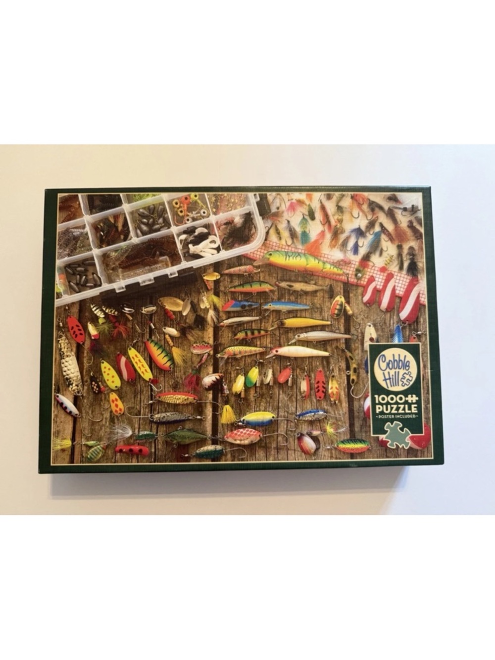 Cobble Hill Media fishing lures Jigsaw Puzzle - 1000 Piece